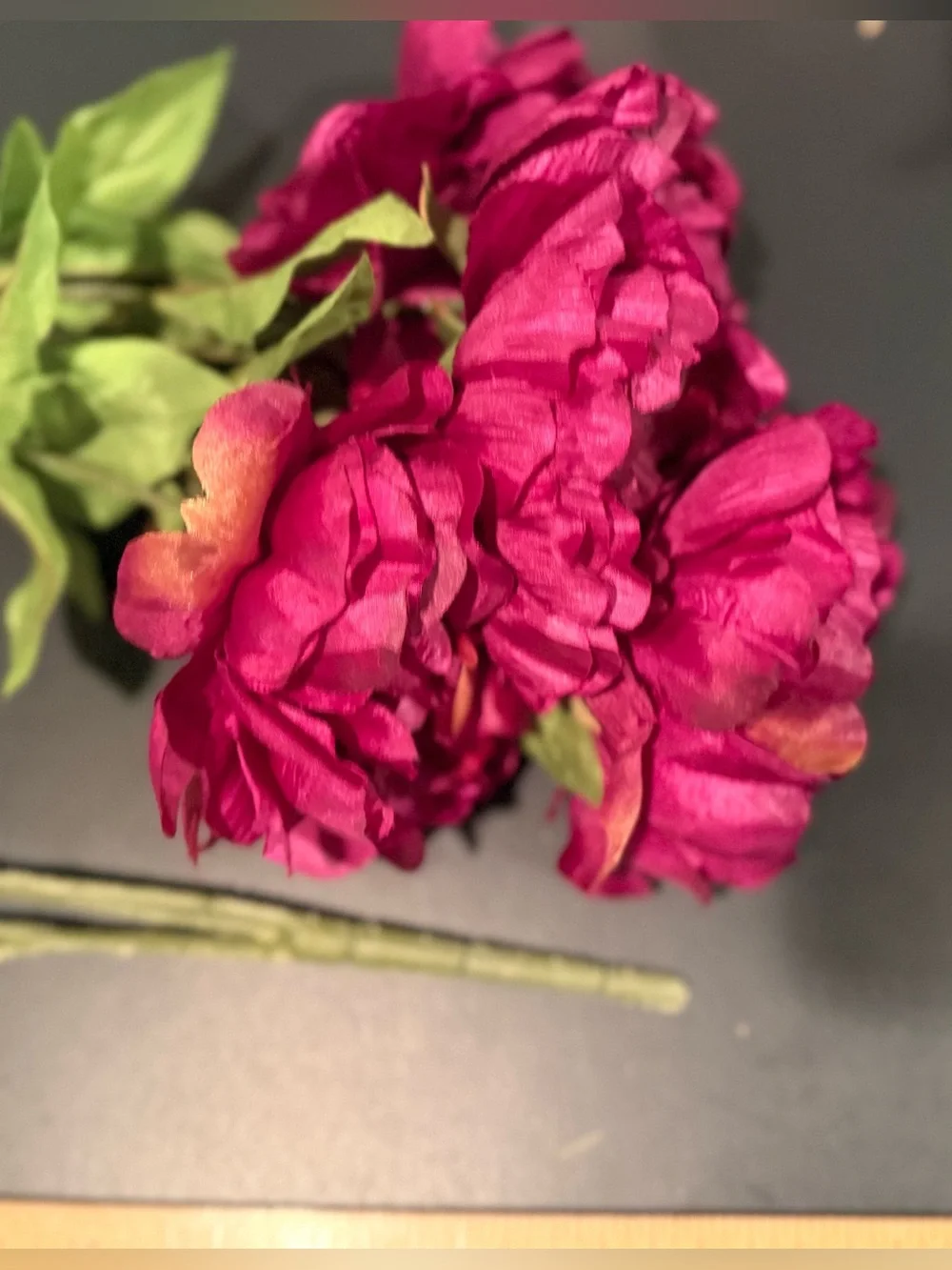 NWT Ashland Purple Peony Artificial Flower Bushes Lot of 2 Faux Floral Decor